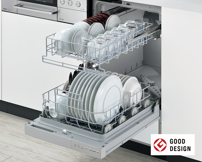 RSW-F403C-SV　リンナイ　ビルトイン食洗機『フロントオープン』